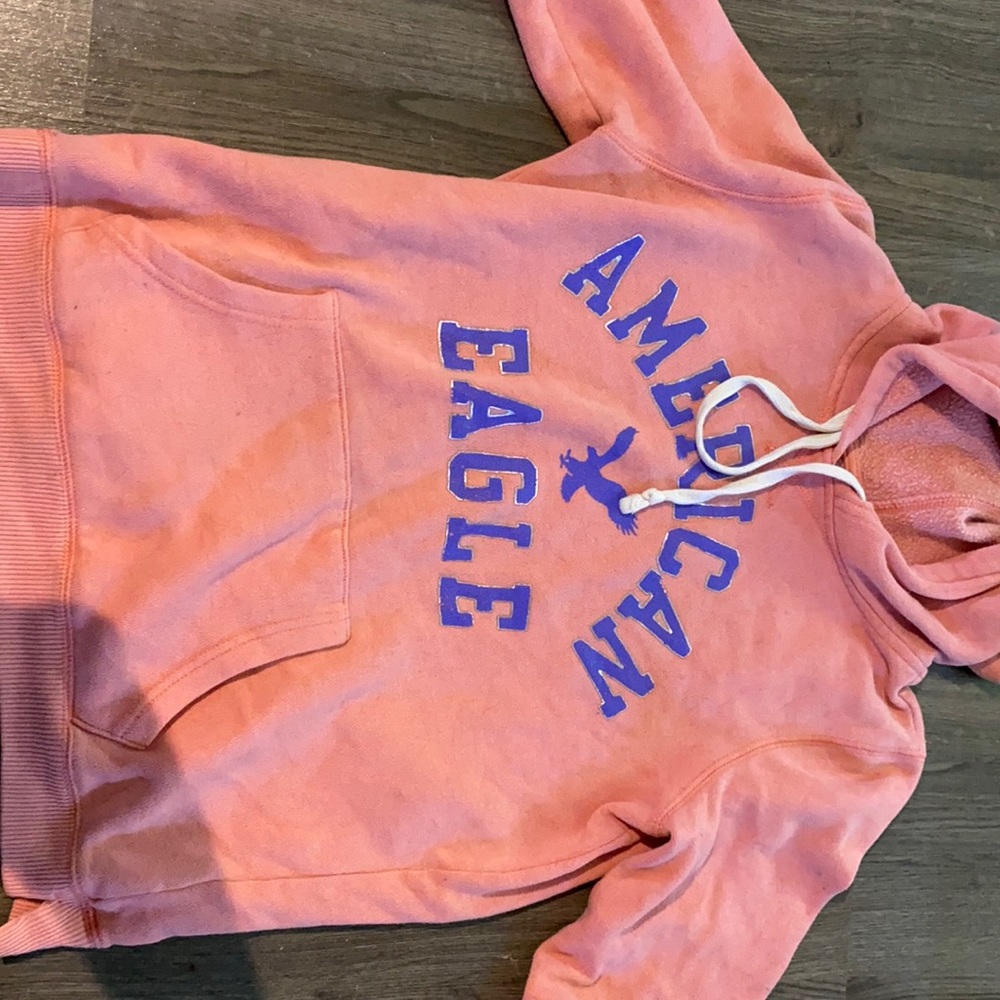 Pink and Purple American Eagle hoodie